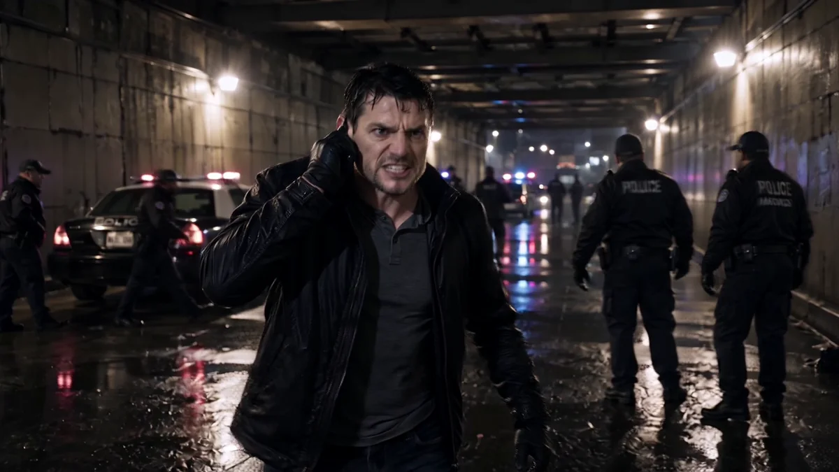 A cinematic character in an official OmniHuman 2.0 demonstration.
